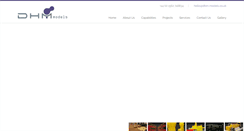 Desktop Screenshot of dhm-models.co.uk